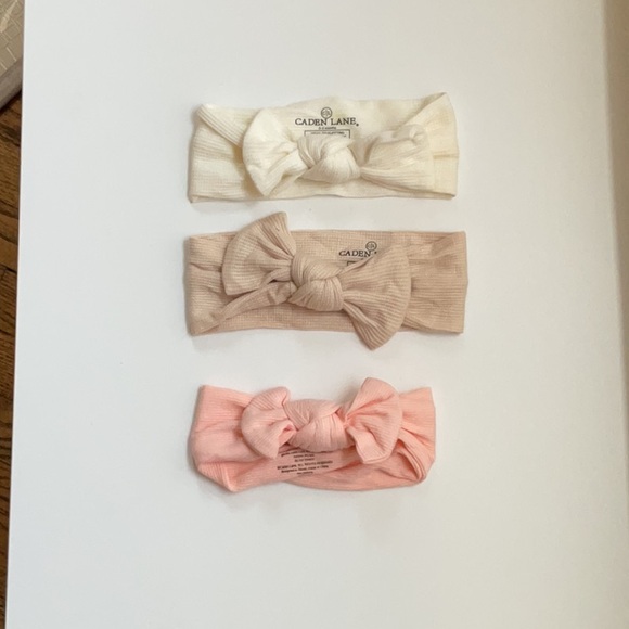 3 Caden Lane Headbands 0-3 Months - Picture 2 of 2